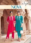 Nova By Clysi Viscose Thread Work Butti Kurti With Bottom Wholesalers In Surat